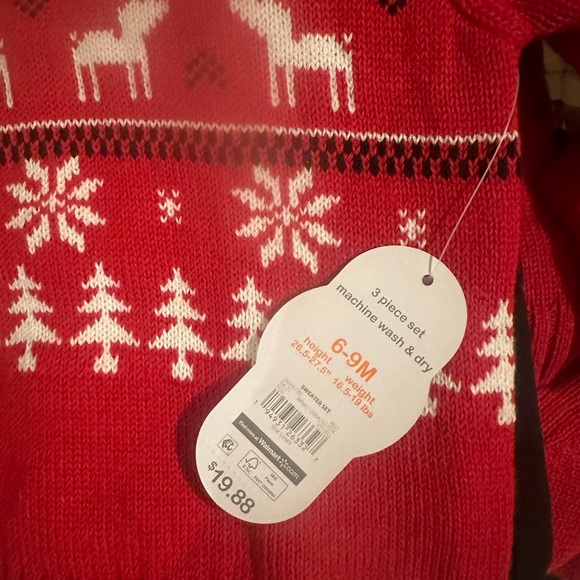 6-9 months 3 pc sweater set - Picture 3 of 3